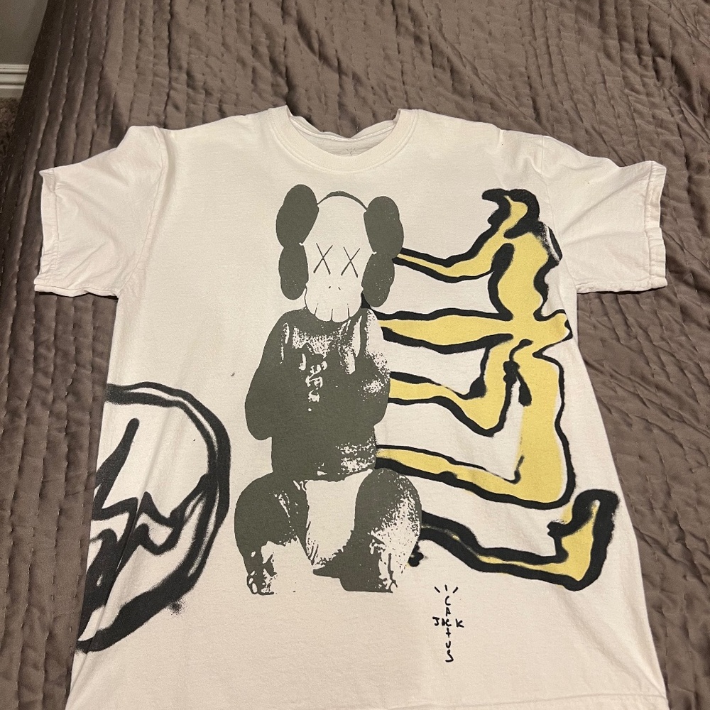 cactus jack X KAWS shirt SIZE S